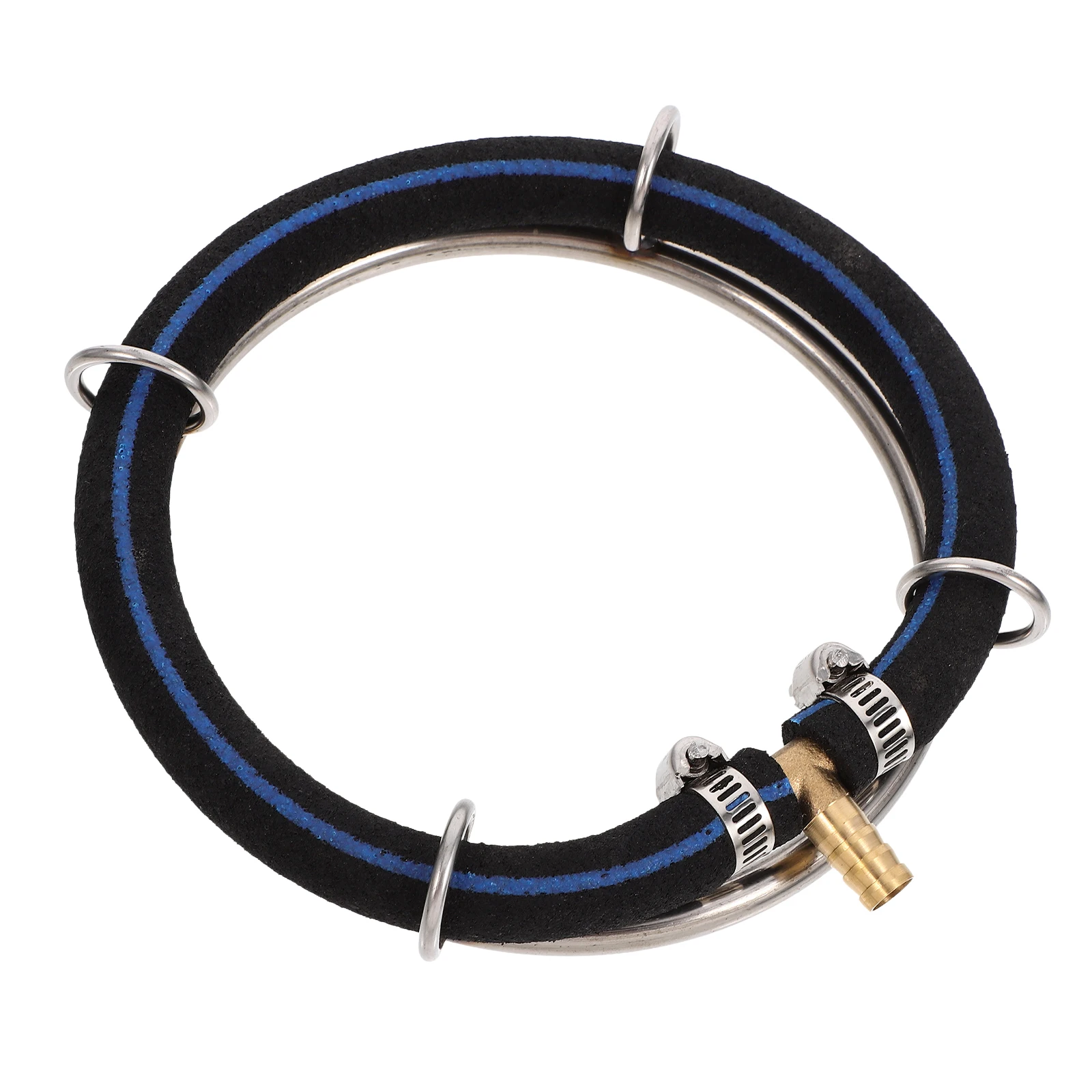 

Efficient Stainless Steel Bubble Ring for Aquarium Fish Tank Pond Use Micro Aeration Stone Oxygen Diffusion Performance Upgrade