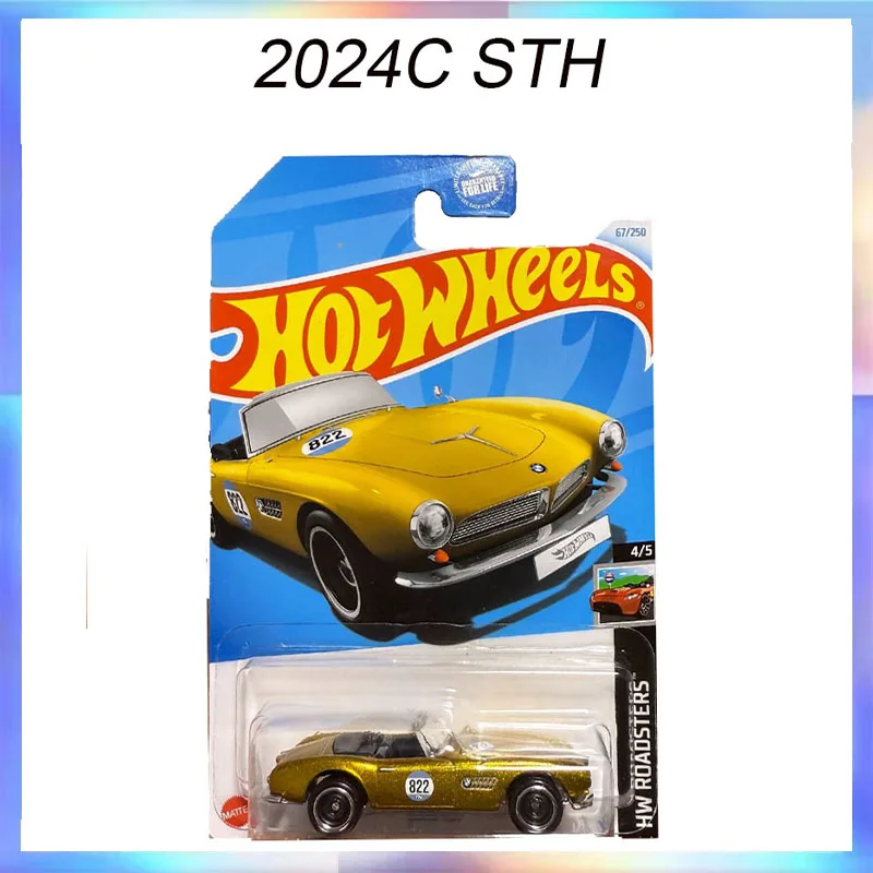 2024C Hot Wheels STH modelo de coche fundido a presión BMW 507 Super Treasure Hunt edición limitada modelo coleccionable adorno de habitación niño juguete para regalo