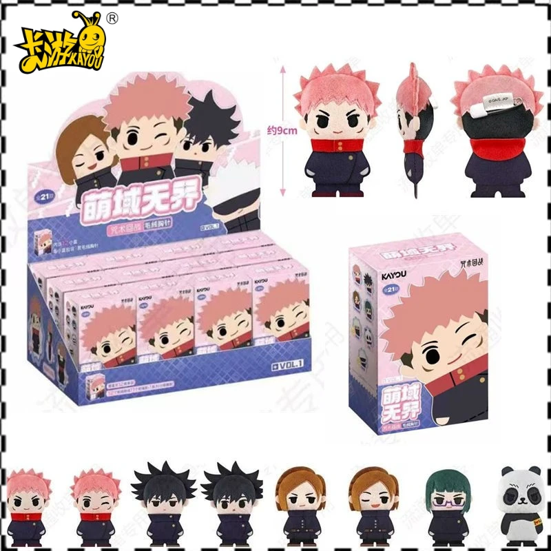 

В наличии оригинальная брошь KAYOU Jujutsu Kaisen Itadori Yuji Gojo Satoru Fushiguro Megumi слепая коробка аниме персонаж игрушки подарки
