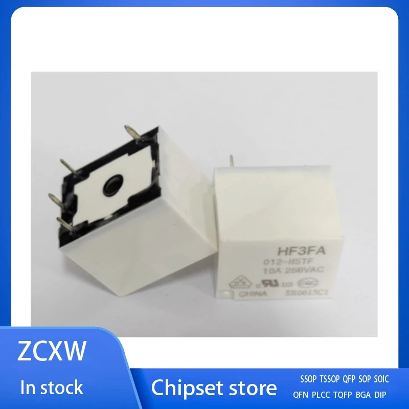 

5 шт./лот, новый HF3FA 012-HTF HF3FA-012-HTF HF3FA012-HSTF HF3FA012 10A 12 В постоянного тока 4 контакта