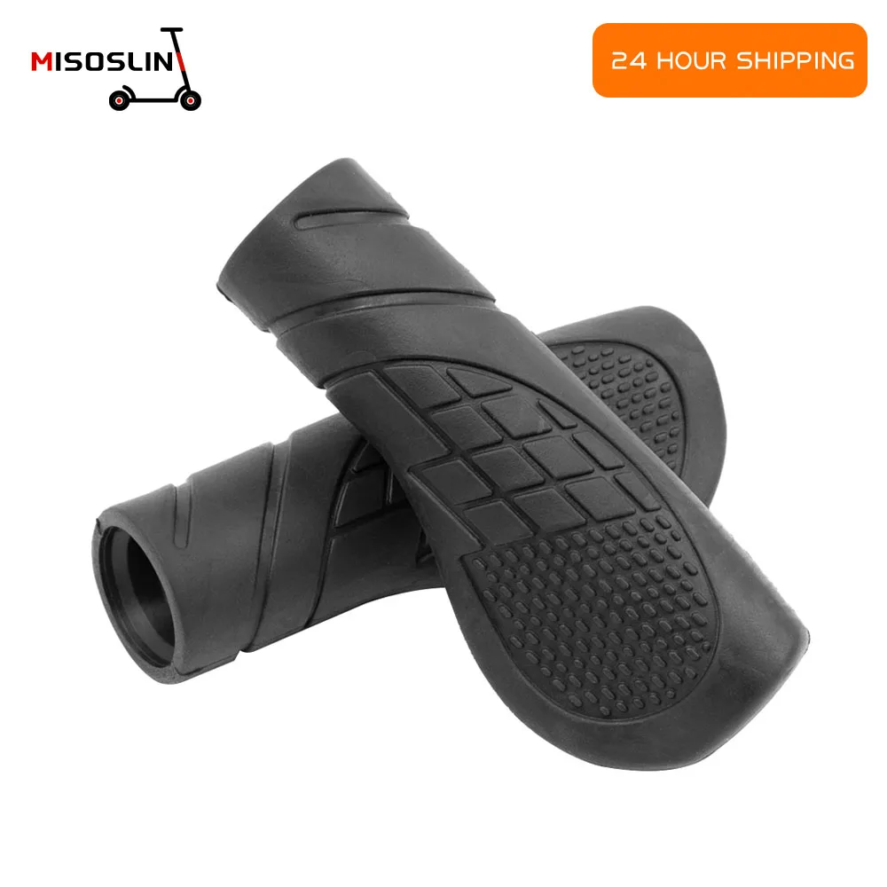 Soft Rubber Anti-slip Pattern Handlebar Grip For Kugoo M4 Electric Scooter Silicone Wear Resistant Handle Cover Repair Accessory