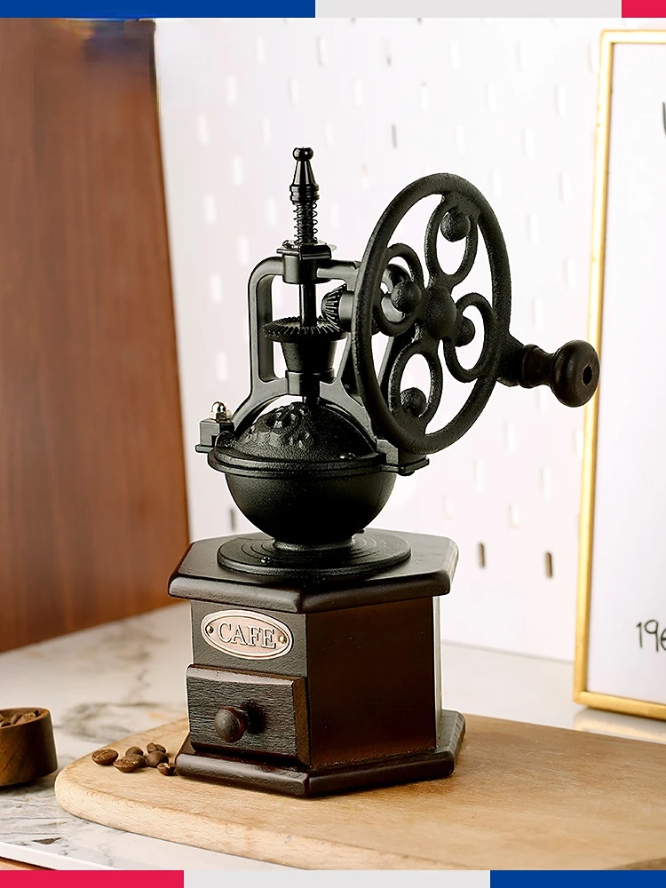 

Etro Coffee Bean Grinder Nordic Palace Hand Grinder Coffee Utensils Small Household Kitchen Coffeeware Exquisite Ornament Craft