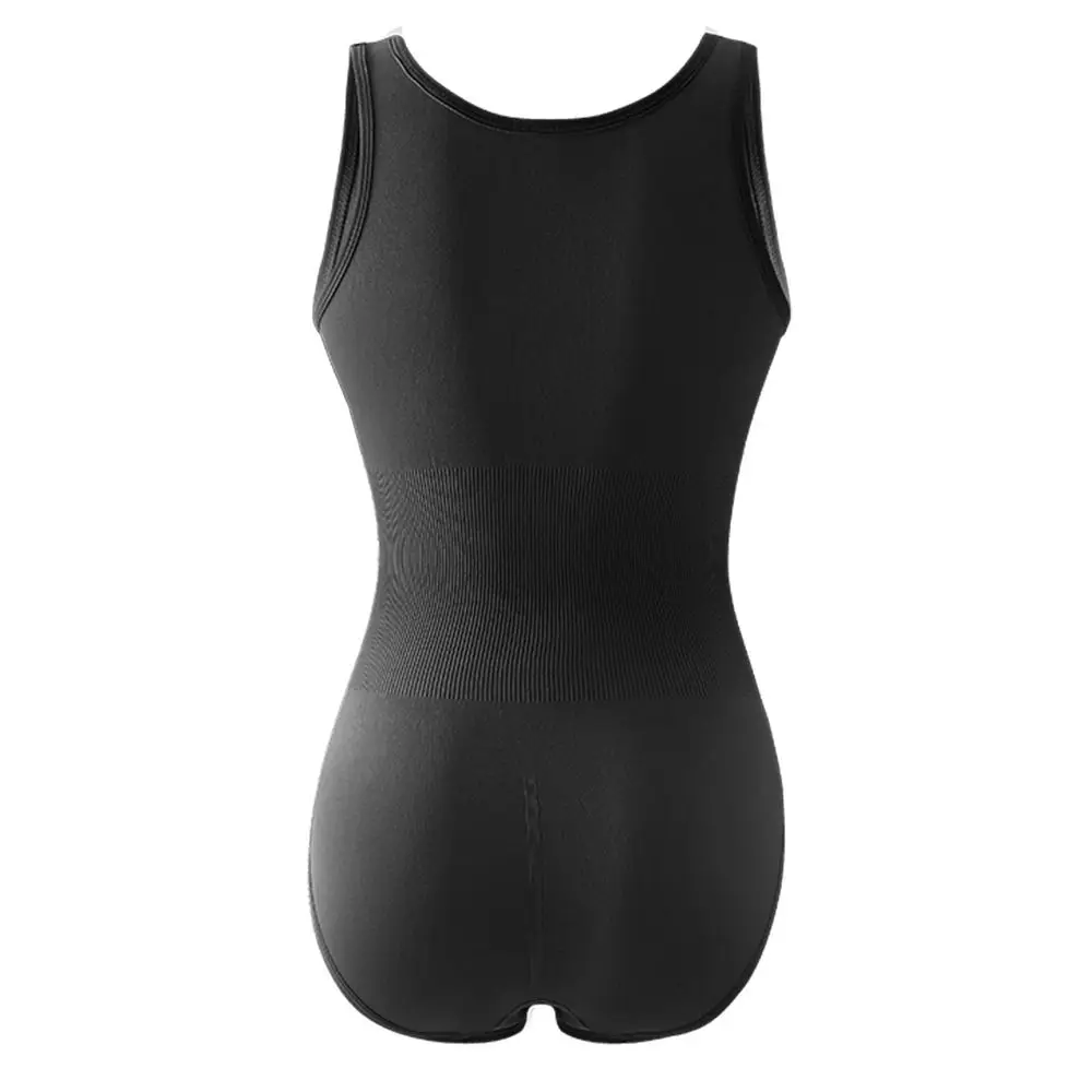 بدلة تنحيف نسائية مع حزام بسحاب، مشد للتحكم في البطن بالكامل، ملابس داخلية لتشكيل الجسم بمقاس كبير