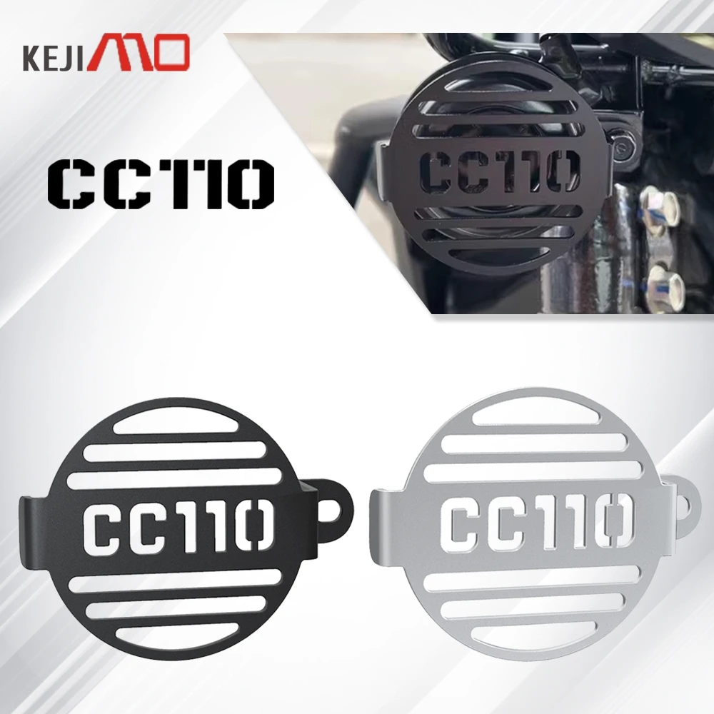 

FOR HONDA CC110 CROSS CC 110 CUB 110 2018 2019 2020 2021 2022-2026 Motorcycle Horn Cover Guard Protector Alumiunm Accessories