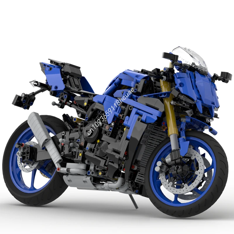 1624pcs MOC Yamahaes R1 Technic Building Blocks Children's Christmas toy Gift Model Construction DIY Assemble creative idea