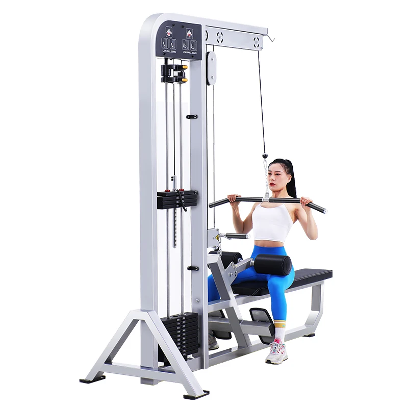 

Тренажер для верхней и нижней тяги (High Low Pull Machine) для тренировки спины и рук, коммерческое интегрированное оборудование