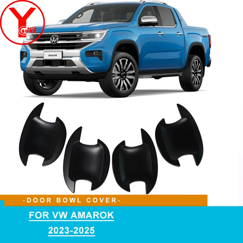 

ABS Door Handle Inserts Cover For VW Volkswagen Amarok 2023 2024 2025 Car Styling Accessories