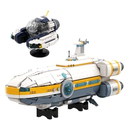 Gobricks MOC Deep Sea Treks Subnautica Seamoth Vehicle Set Building Blocks Kits Auroras Captain Toys Bricks for Children Gifts