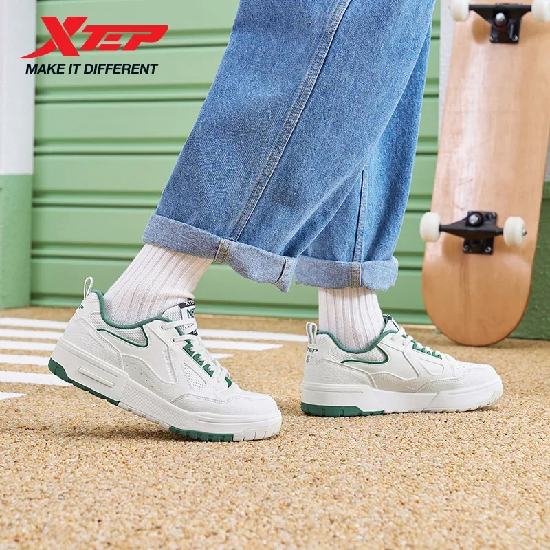 

Xtep Women's Skateboarding Shoes Casual Comfortable Durability Stability Breathable Mesh Rubber Leisure Sneakers 976118310052
