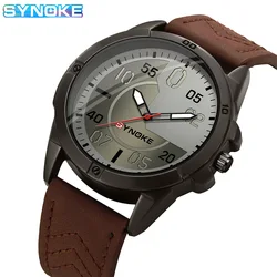 Sport Quartz Watch, Retro Classic Design With PU Leather Strap, Suitable for Students and Men, Holiday Birthday Gift.