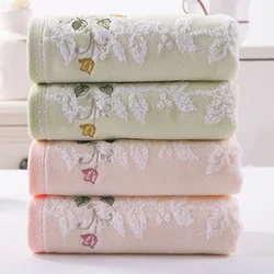 34*68cm Adults Pure Cotton Bath Absorbent Quick Drying Thick Towel For Spa Body Wrap Face Hair Large Beach Cloth Bathroom Tools