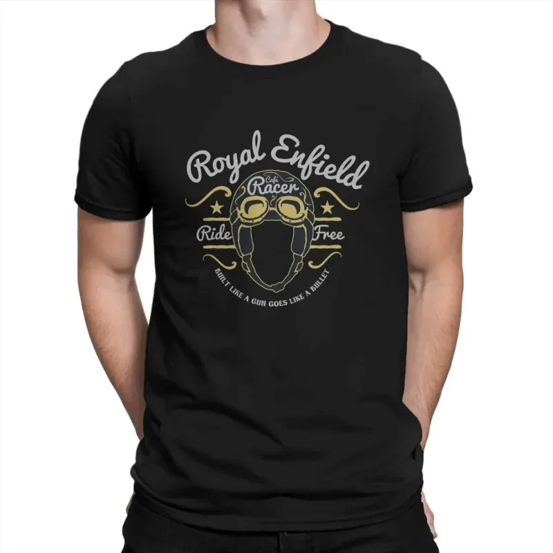 

Royal Enfields Cafe Racer Special TShirt One of British Retro Motorcycles Casual T Shirt Newest Stuff For Men Women