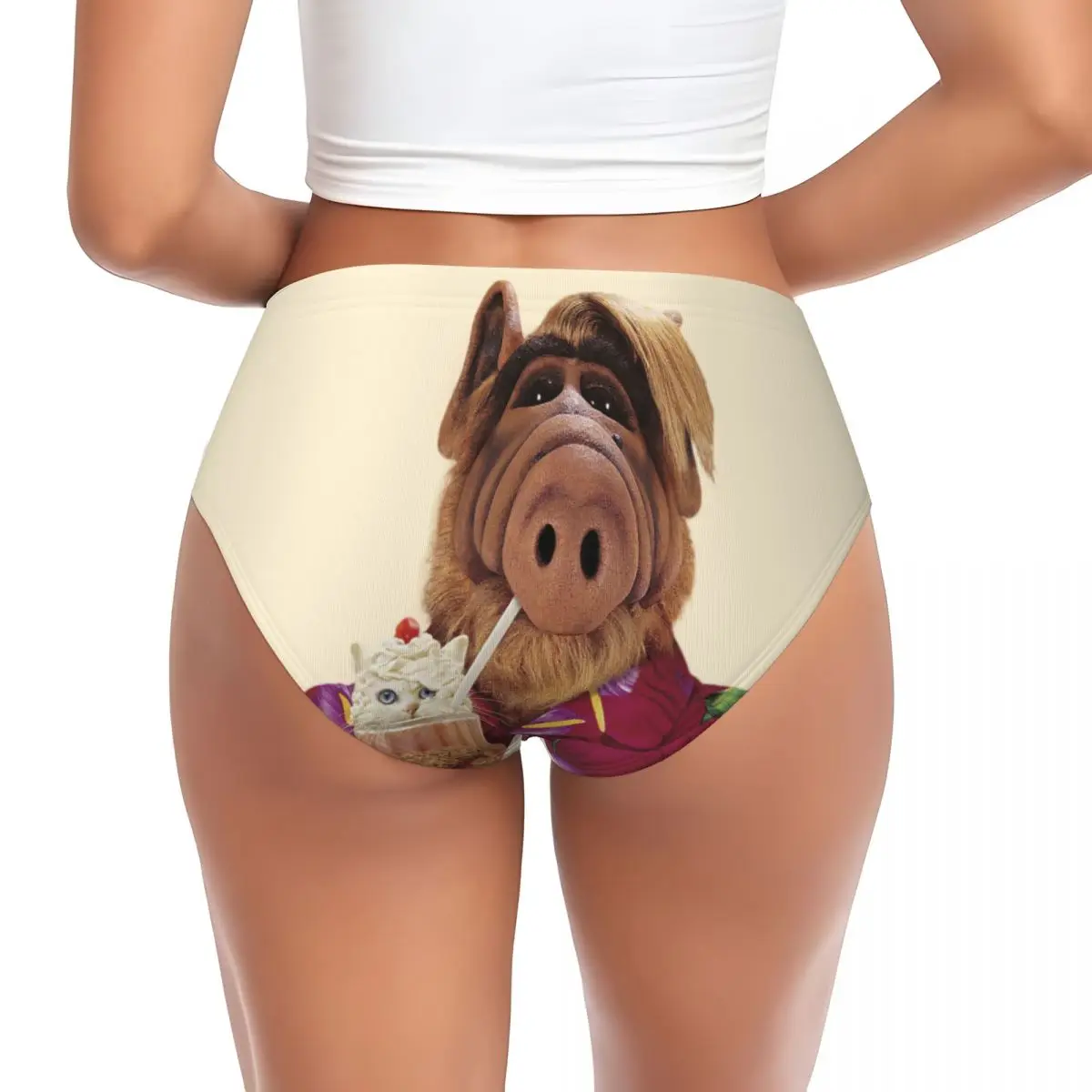 مخصص مضحك ألف ميمي سراويل قصيرة المرأة الراحة الغريبة الحياة شكل الخيال العلمي برنامج تلفزيوني الملابس الداخلية