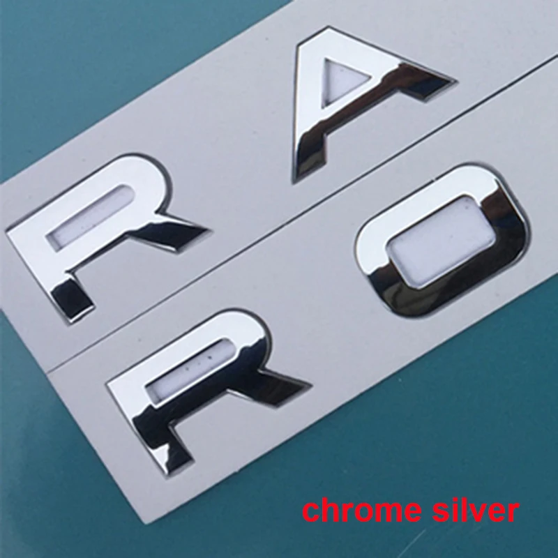 Letters Emblem for RANGE ROVER VELAR SV Autobiography Ultimate Edition DISCOVERY SPORT Car Styling Hood Trunk Logo Badge Sticker