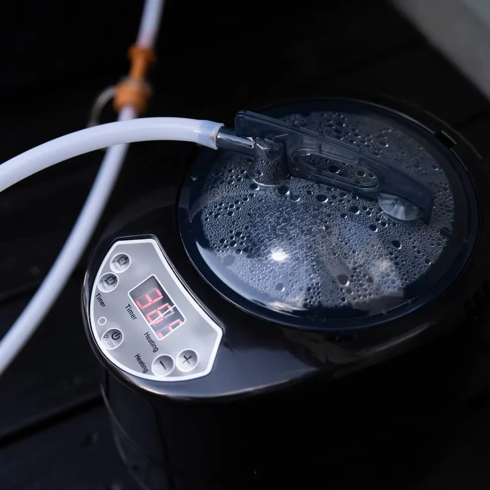 سخان مولد بخار ساونا سبا من الأكريليك الحديث سعة 3.0 لتر، 1500 وات، شقة صغيرة، غرفة ساونا، التحكم في الكمبيوتر الرطب