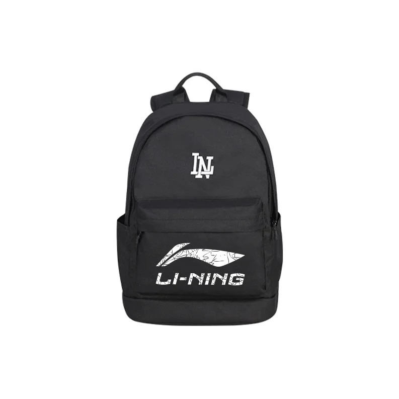 Li Ning Polyester Backpack Regular Unisex Black YBSU177-1A5