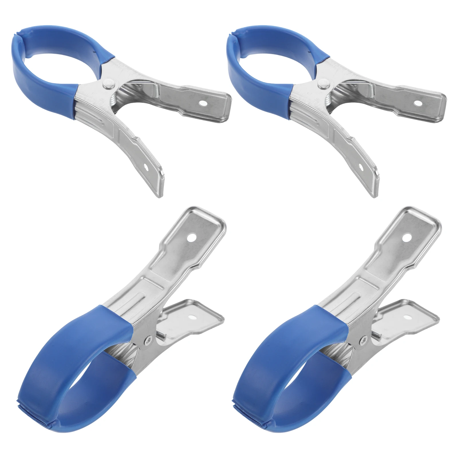 

4pcs Saxophone Gasket Clip Large Blue Sturdy Repair Tool Musical Instruments Accessories Alto Mouthpiece Spring Hook Clarinet