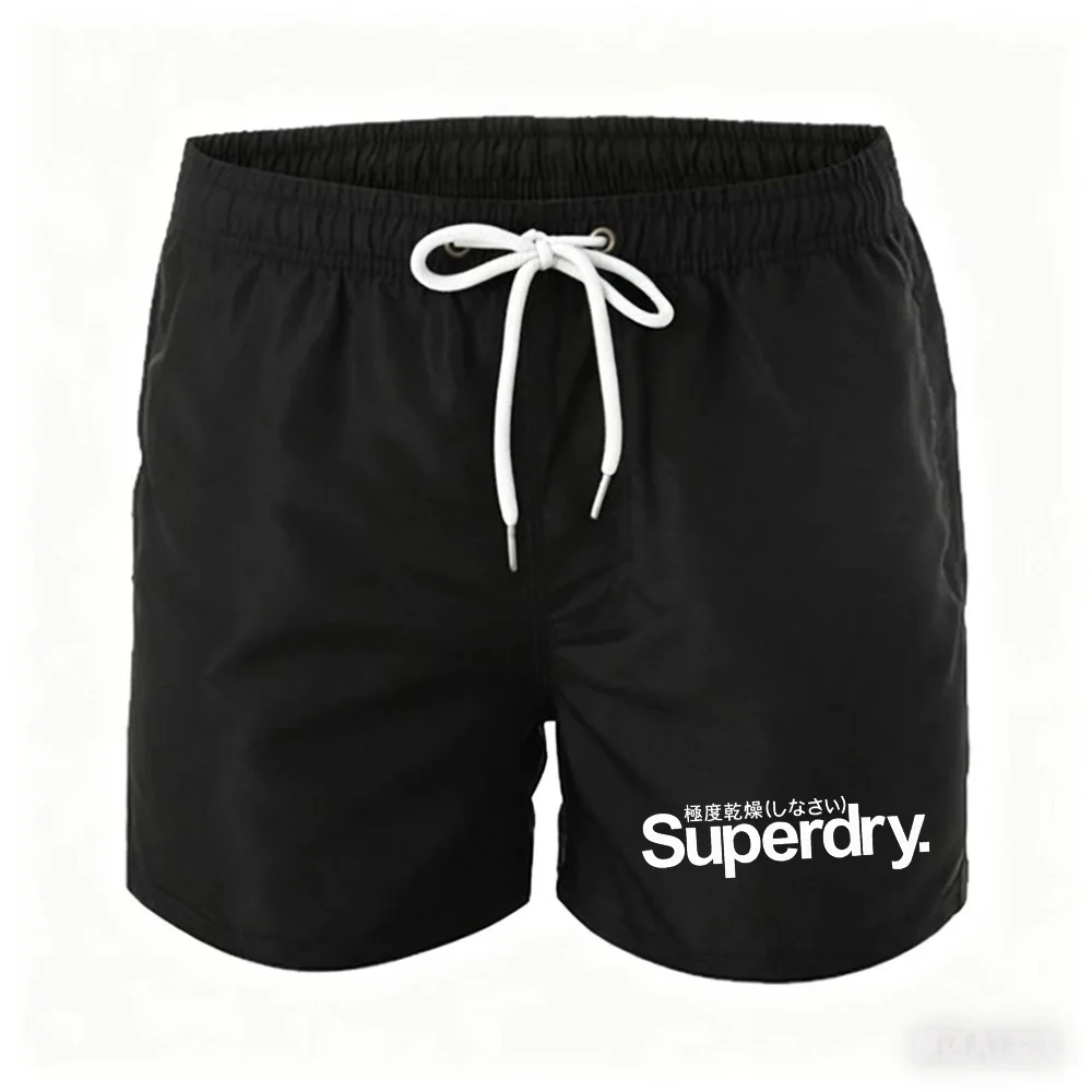 Best-selling summer men's quick-drying beach shorts, fitness shorts, summer swimwear, casual sports men's swim pants