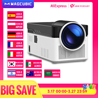 Magcubic Ultra Short Throw HY450 Projector with Auto Offset 8K 4K 1080P 900ANSI BT5.4 Electronic Focus WiFi6 AllwinnerH716 Voice