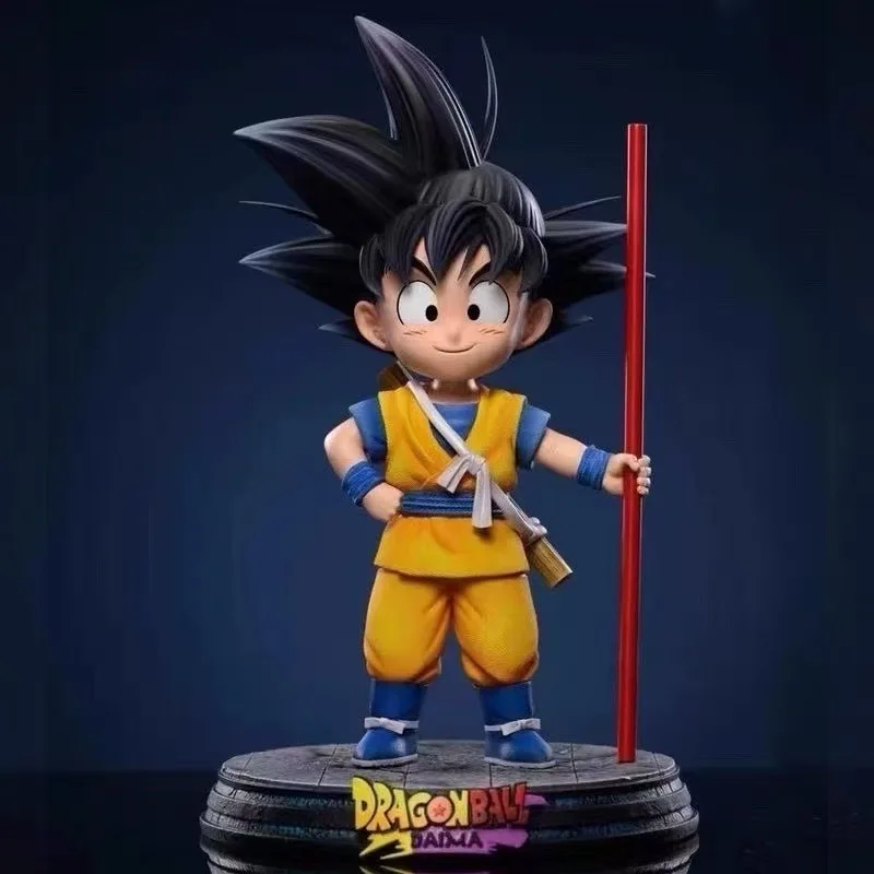 Seven Dragon Ball figurine - Big Evil Monkey Little Goku statue - Desktop anime peripheral model - Decoration item - Collectible
