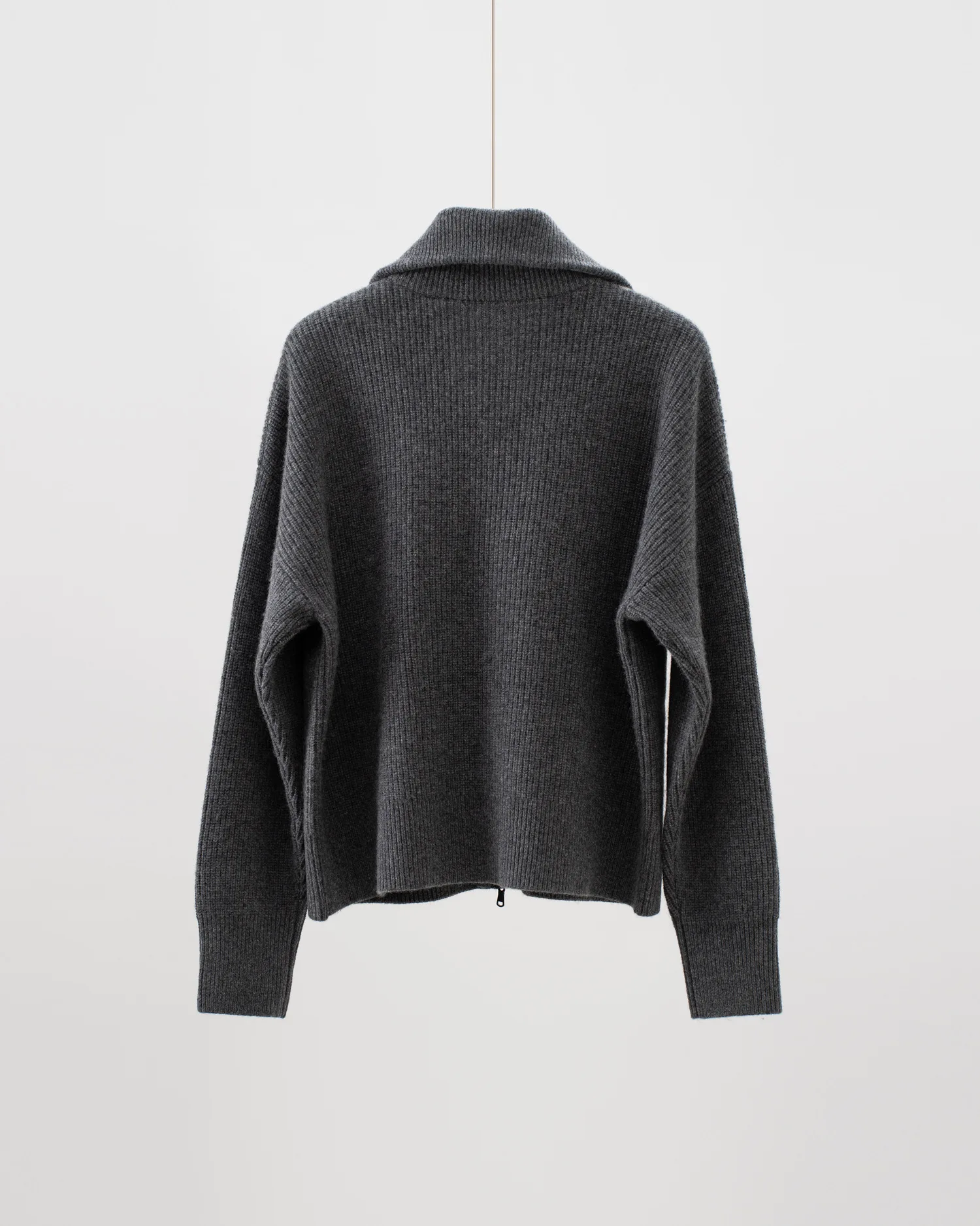 秋冬新作カシミヤウールジッパーラペルスパンコールセーターポケットカジュアルオールマッチニットカーディガン女性用