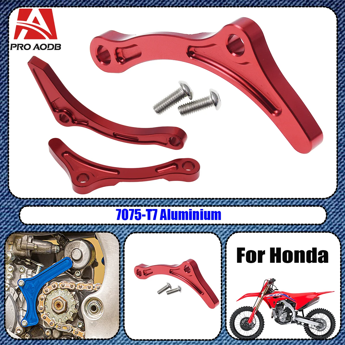 

Motorcycle CNC Engine Case Plate Saver Gurad Protector For Honda 2010-2018 2019 2020 CRF250R CRF450R CRF450X CRF 250R 450R 450X