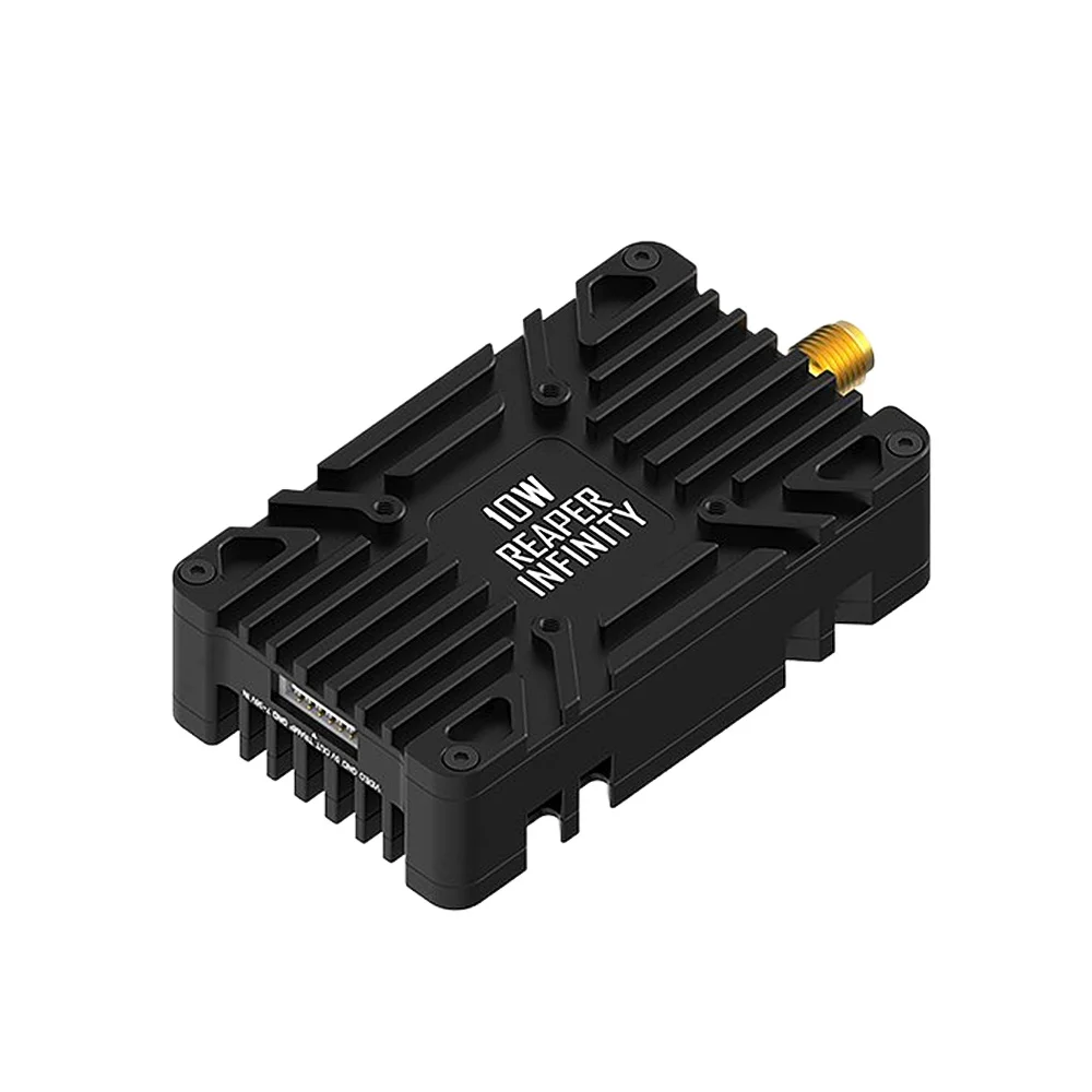 

FOXEER 4.9G-6G Reaper Infinity 10W 80CH VTX 2-8S Lipo Switchable Transmitter for Long Range RC FPV Drone