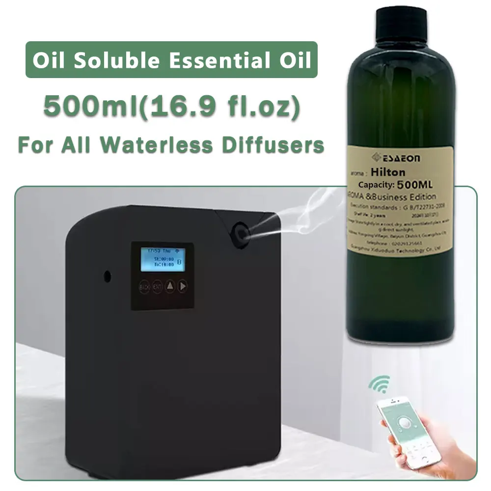 ESAEON Aroma Machine Oil, Essential Oil For All Waterless Aromatherapy Machines, Marriott Hilton Black Opium - 500ML(16.9 fl.oz)