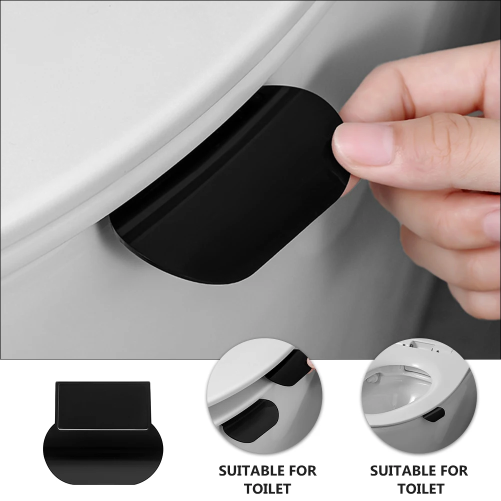 6 قطع من رافع مقعد المرحاض، ملحقات منزلية متينة تقلل من فرصة اللمس، مظهر بسيط، رافع غطاء المرحاض بشكل جيد