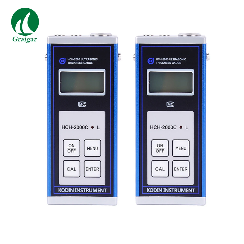 Free Shipping HCH-2000C Ultrasonic Thickness Gauge Range (in Steel) 0.7 to 199.9mm thickness meter