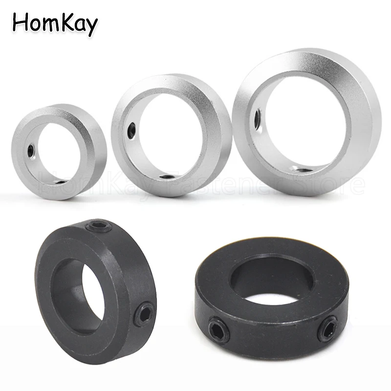 SOH SOC Fixing Ring ID 6mm - 50mm Optical Axis Locking Limit Circle Aluminum Alloy/45# Steel Spindle Retaining Bushing Clamping