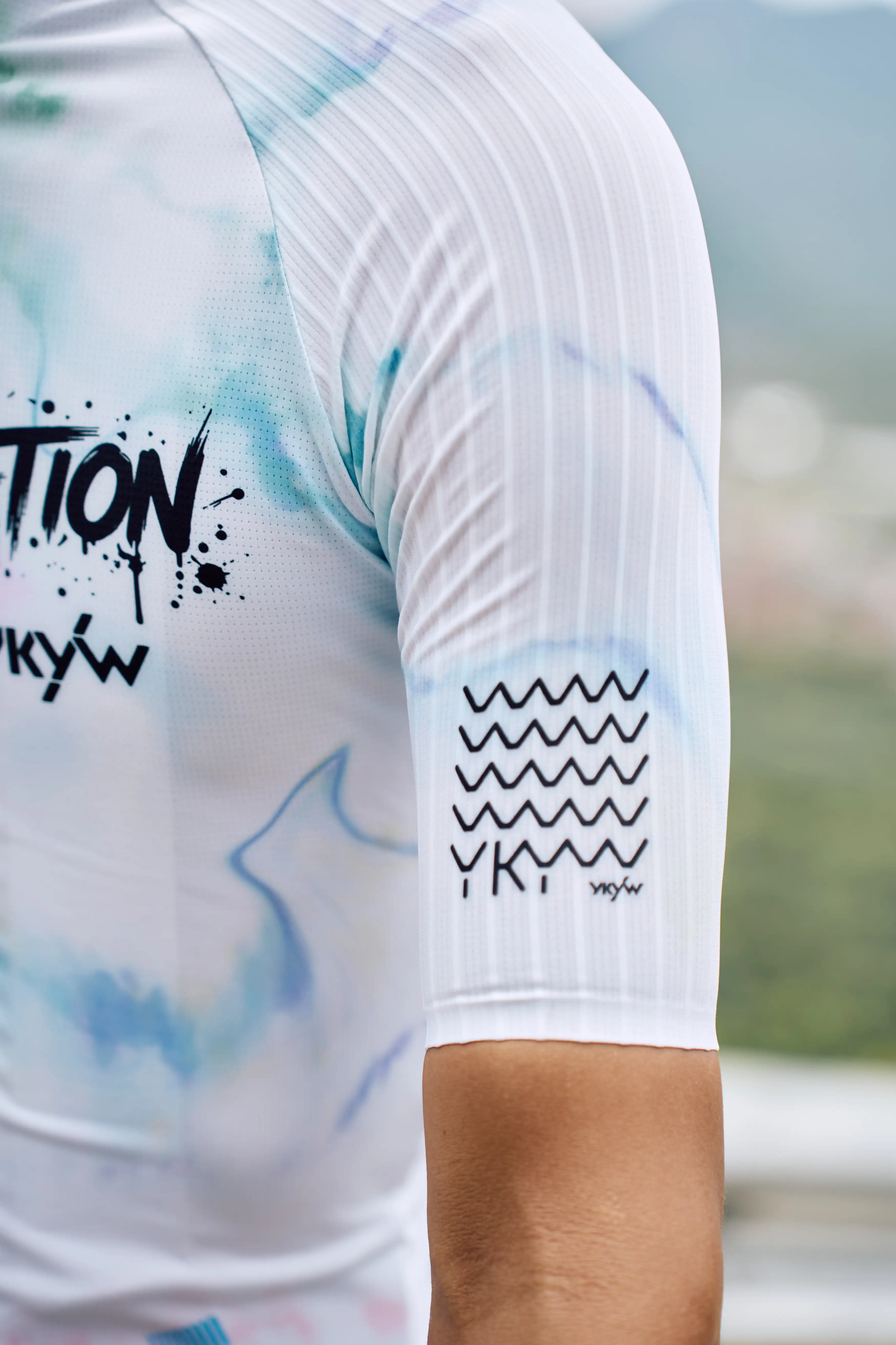 YKYWBIKE 2026 Herren Kragenloses Radtrikot Sommer Kurzarm Raglan Aero Schnelltrocknend Atmungsaktiv Pro MTB Rennrad Fahrradoberteil – Detail 3