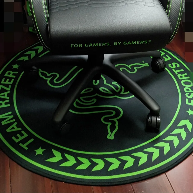 Fashion Brand Round Carpet Razers Snake Lounge Rug Esports Gaming Chair Floor Mat Soft Rug For Living Room Bedroom Home Decor