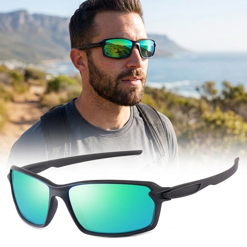 

Поляризованные солнцезащитные очки для мужчин и женщин, спортивные, с линзами UV400 TAC, легкие, в полной оправе, для активного отдыха, рыбалки, велоспорта, вождения.