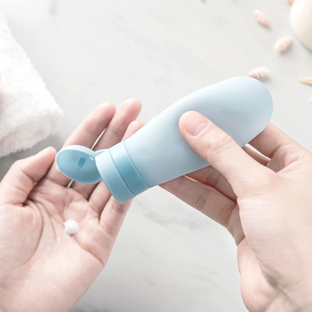 

Bottled Lotion Toiletries Container Travel Portable Shampoo Silicone Bottles for
