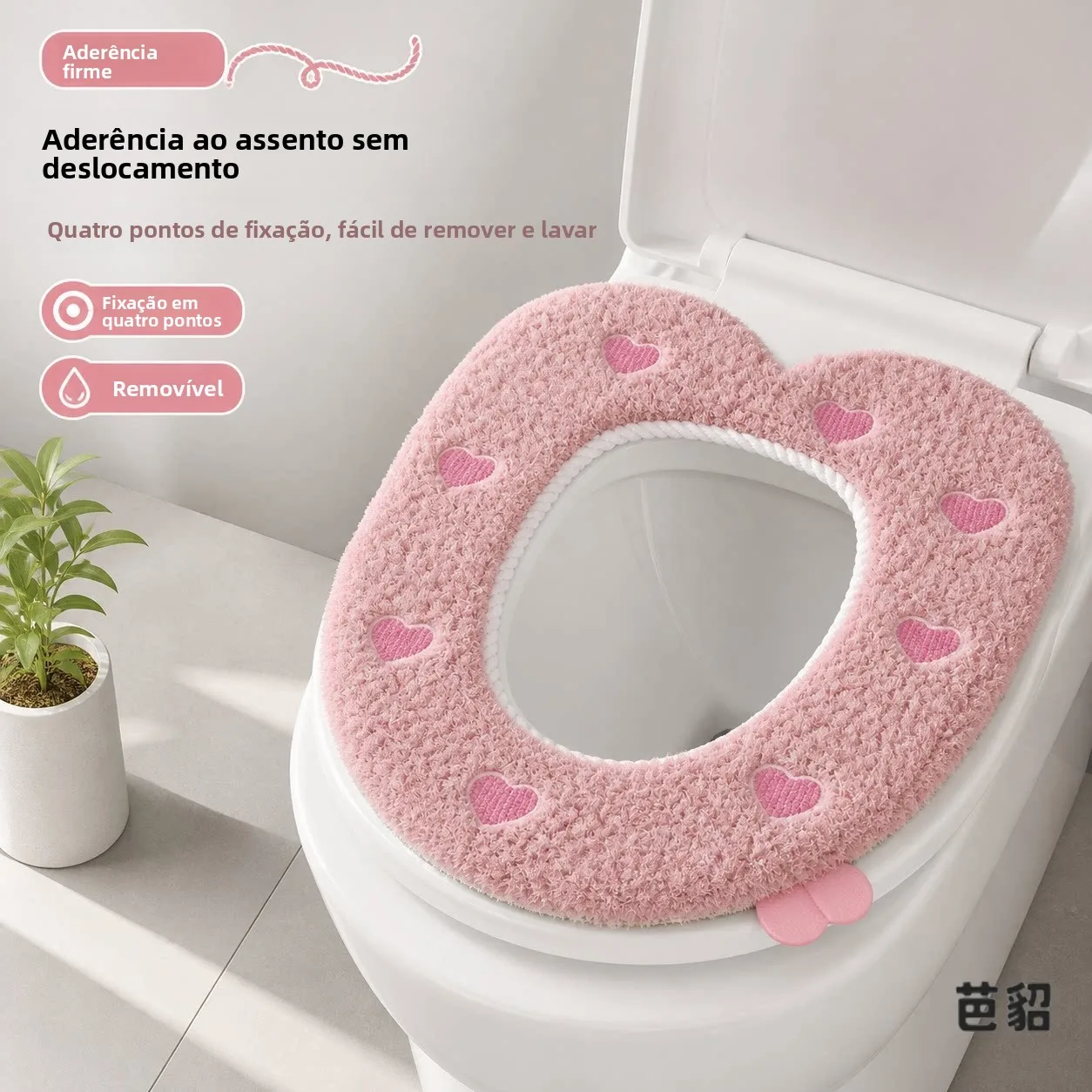 新しい家庭用便座クッション-トイレマット-サークル型バスルームアクセサリー-快適な柔らかい素材の便座カバー-89