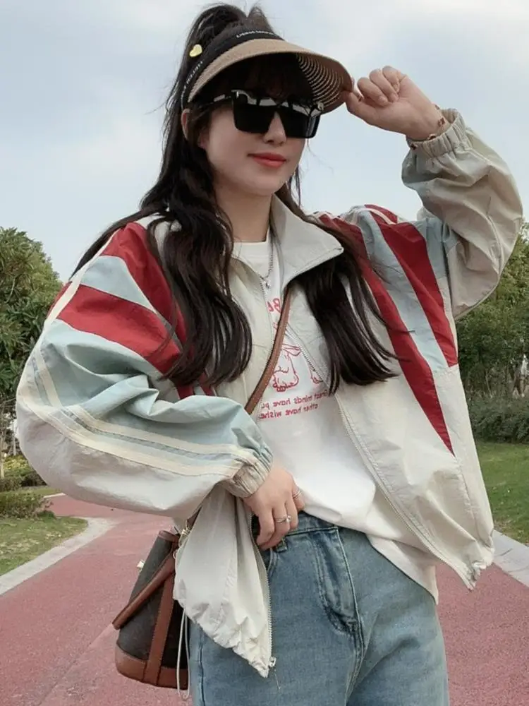 

Одежда больших размеров с защитой от ультрафиолета, женская верхняя одежда с кондиционером Faion Color Blo, летнее длинное пальто большого размера на молнии све