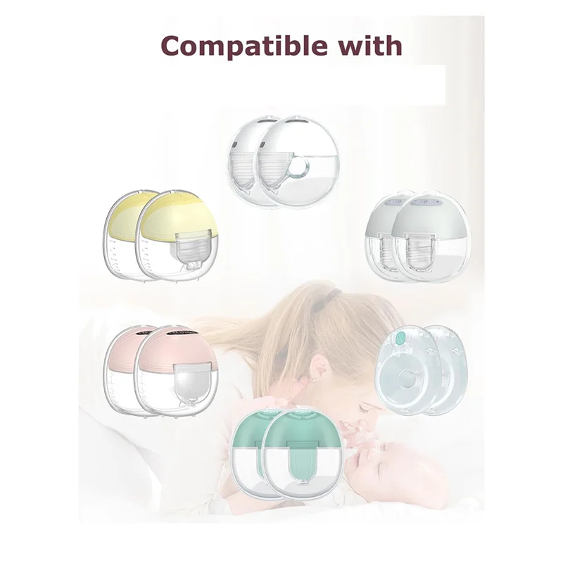 Válvula de pico de pato de repuesto N18R para extractor de leche portátil, para modelos Mommed S18 S21, Lansinoh Discreet Duo Nuliie S32