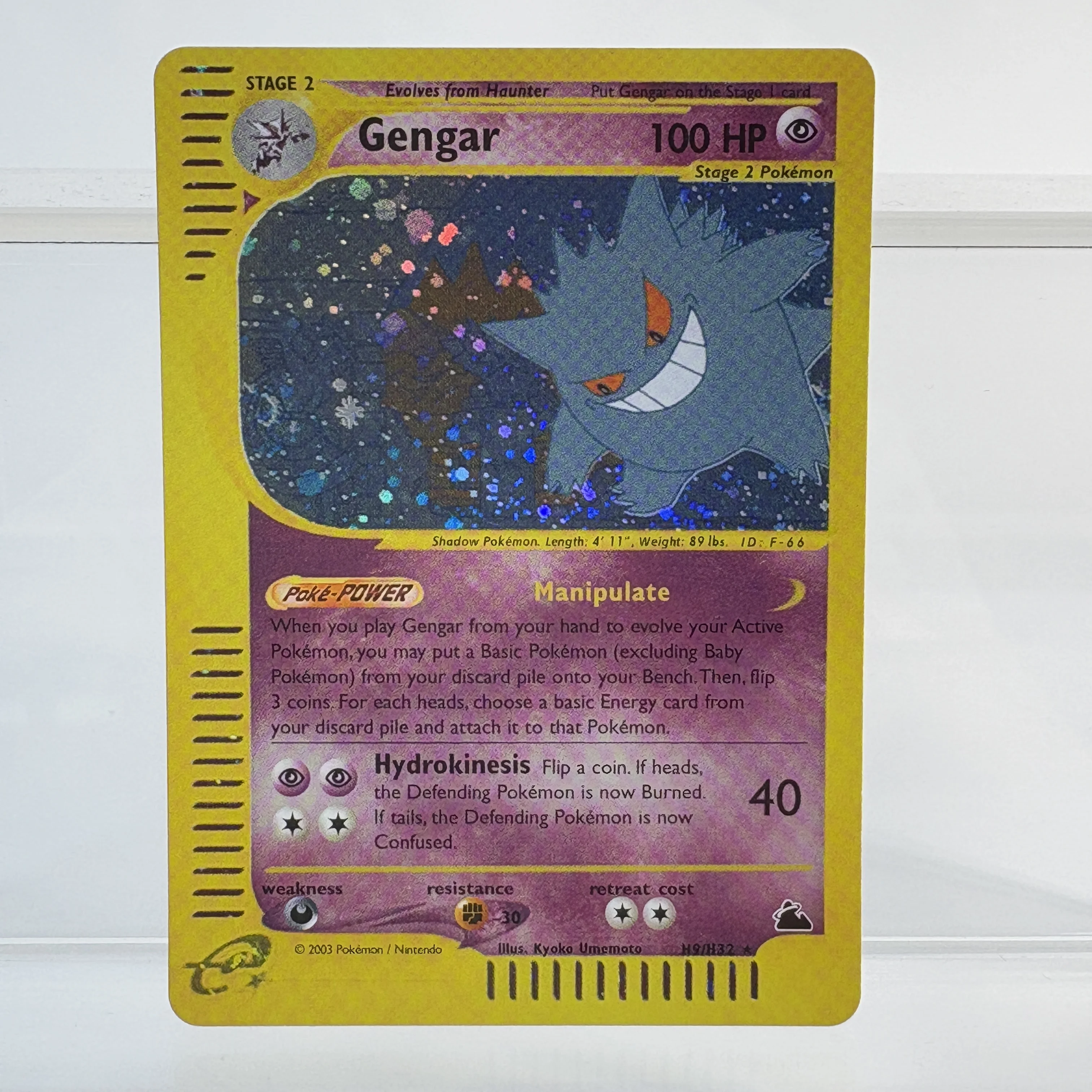 PKM Folien-Trinkkarte GENGAR&MIMIKYU GX DARK GENGAR Hobbys Spielesammlung Kampf Das beste Geschenk PTCG-Karte