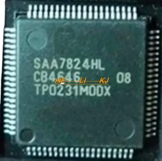 SAA7824HL QFP80 new imported originalaudio decoder chip