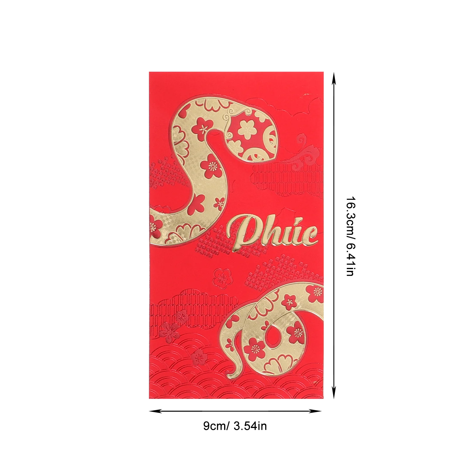 30 Pcs Chinese Hongbao Vietnamese New Year Envelopes of The Snake Spring Festival Red 2025 Packet Purse