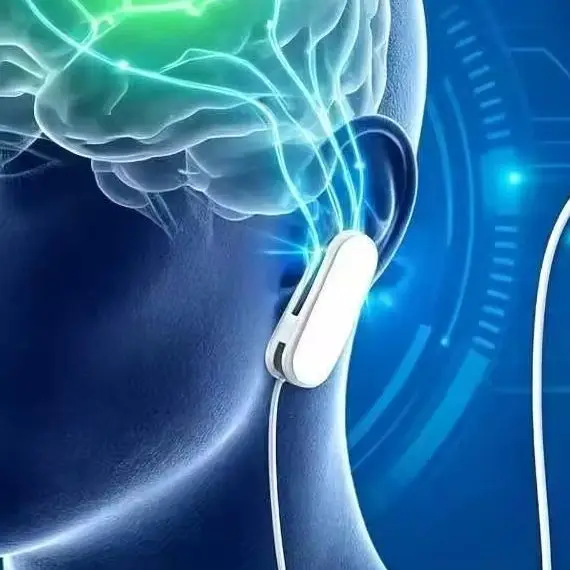 Vagus Nerve Stimulation CES Device, Ear Clip for Cranial Electrotherapy and Sleep Aid