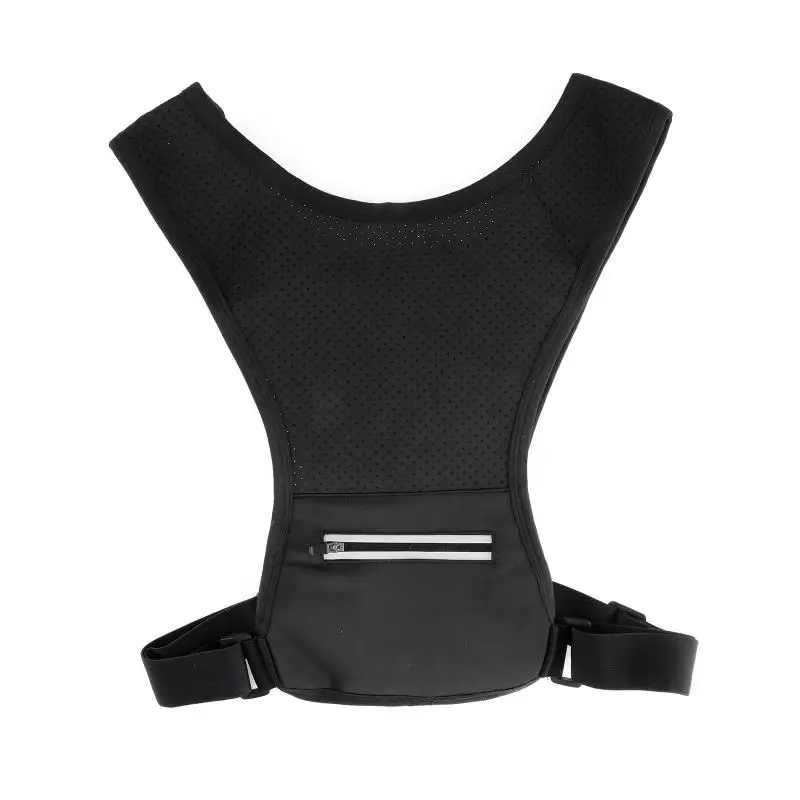 Universal Reflective Cycling Vests Breathable Running Phone Holder Vest Hike Night Riding Pack Outdoor Safty Warning Equipment