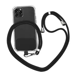 Adjustable Hanging Piece Mobile Phone Back Clip Fixed Card Hanging Neck Universal Lanyard Safety And Anti Loss Crossbody Strap