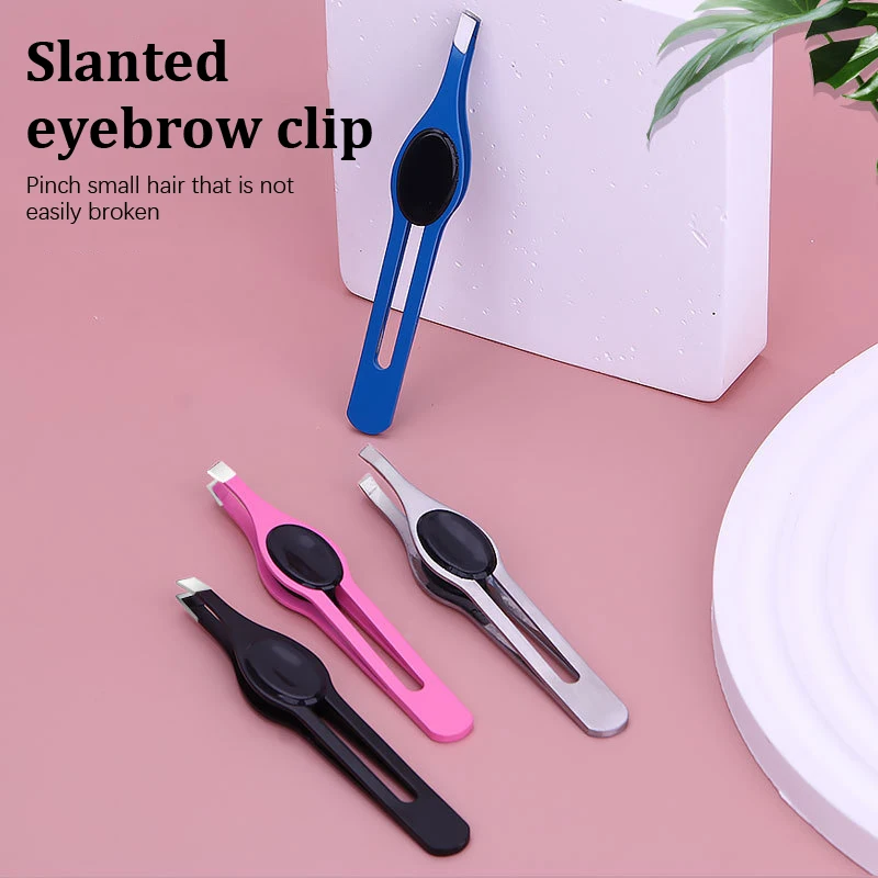 Eyebrow Tweezer Stainless Steel Eyelash Extension Tweezers Eye Hair Removal Lady Face Makeup Tools Beauty Essential