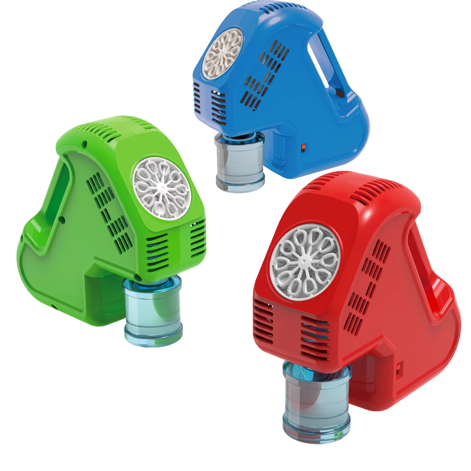 휴대용 버블 머신 장난감 어린이 야외 버블 머신 배터리 버블 물이없는 부모 자녀 대화 형 게임