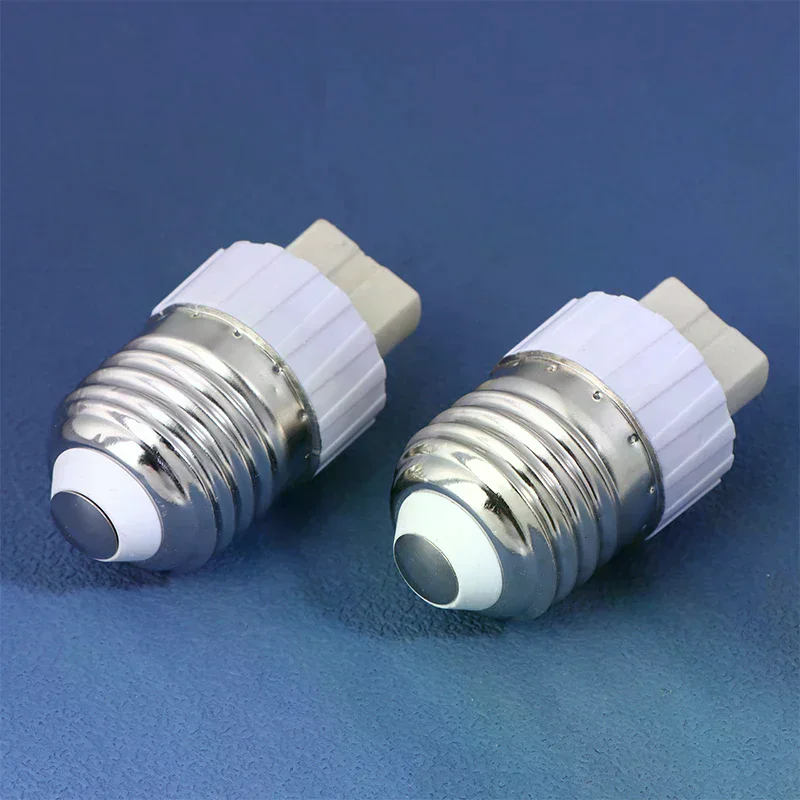 1/6Pcs E27 To G9 Lamp Converter Bulb Adapter Lamp Holder Converter White Conversion Screw Head Bulb Base Holder Extender