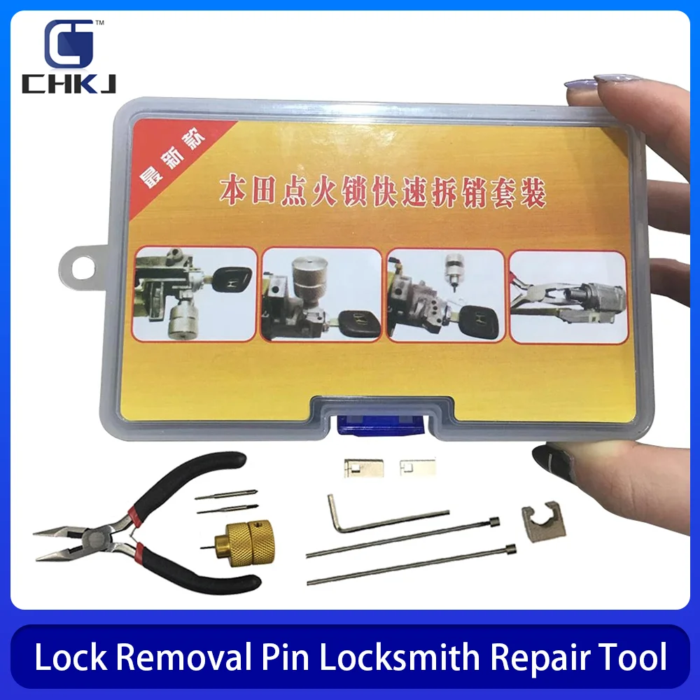 CHKJ Car Ignition Cancellation Lock Removal Pin Locksmith Repair Tool For Honda Auto Lock Disassembly Tool Free Shipping