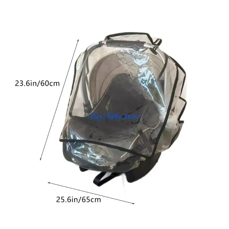 Q1FE Universal Baby Weather Deckung Schnell einfach Installation Clear Panel
