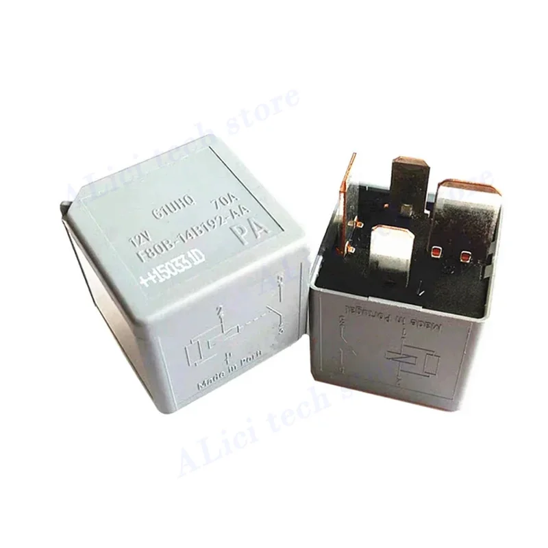 1PCS 3PCS Originale F80B-14B192-AA 12V 4 pin Per Ford 70A relè F80B